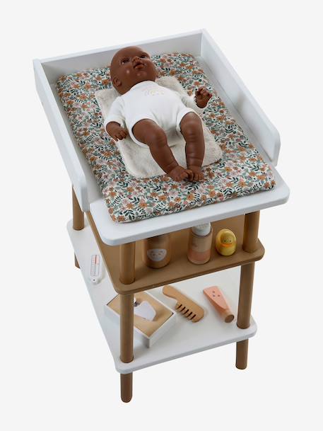 Changing Mat for Baby Doll rose+yellow 