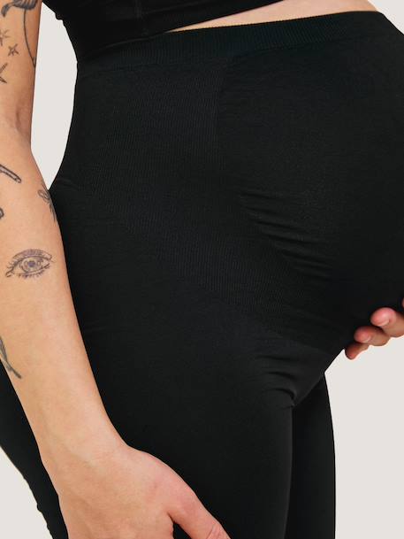 Leggings with Integrated Belly and Back Support for Maternity, by CARRIWELL black 