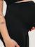 Leggings with Integrated Belly and Back Support for Maternity, by CARRIWELL black 