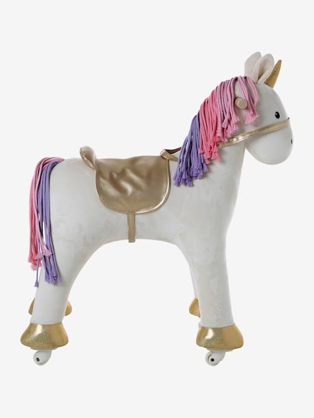 Horse on Wheels in FSC® Wood Big Horse+Small Horse+white 