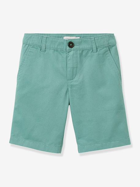 Cyrillus chino shorts for kids sage green 