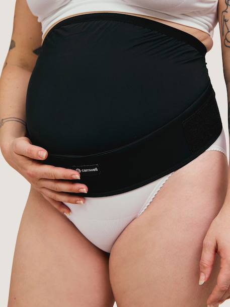 Maternity Overbelly Support Belt, by CARRIWELL Black 