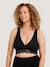 Crossover Maternity & Nursing Special Bra by CARRIWELL Black 