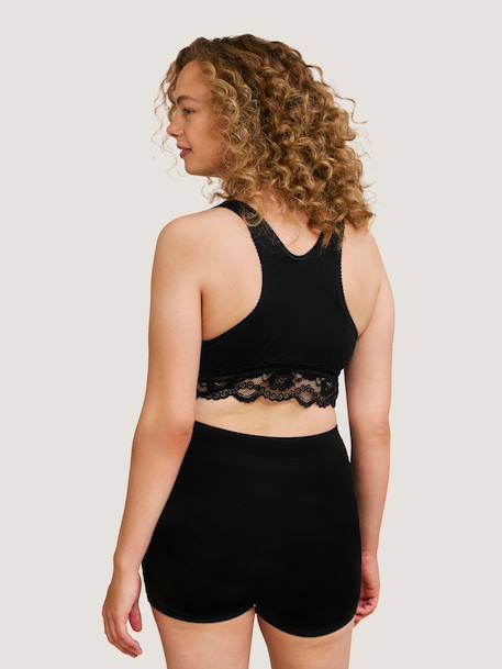 Crossover Maternity & Nursing Special Bra by CARRIWELL Black 