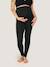 Leggings with Integrated Belly and Back Support for Maternity, by CARRIWELL black 