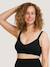 Maternity & Nursing Bra with Shape Memory, by CARRIWELL Beige+Black 