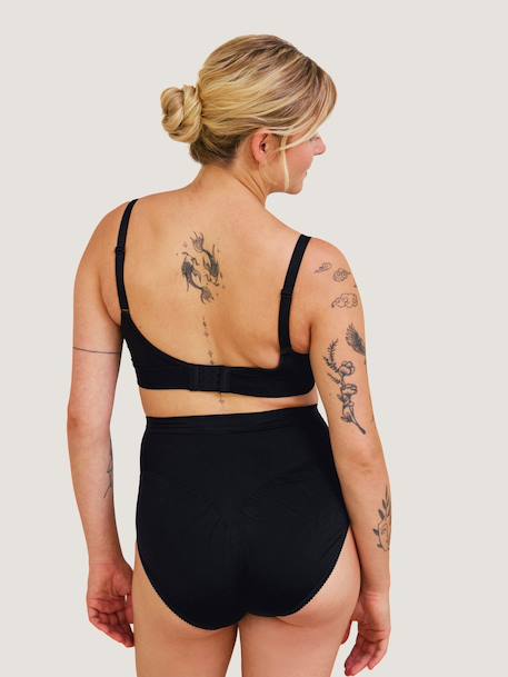 High-Waist Maternity Briefs Black 