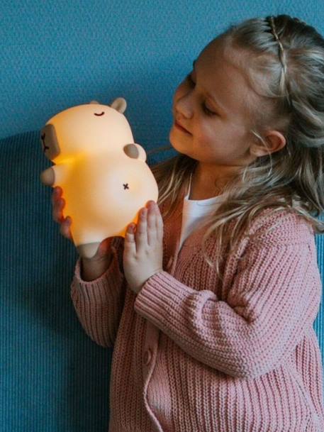 LED night light breathing Snory Capybara beige 