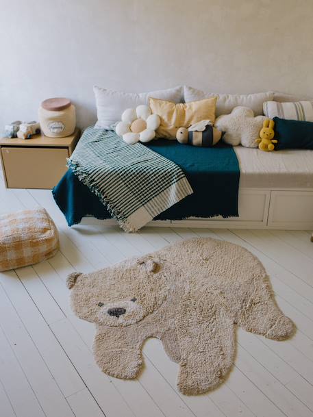 Cotton bear rug LORENA CANALS honey 