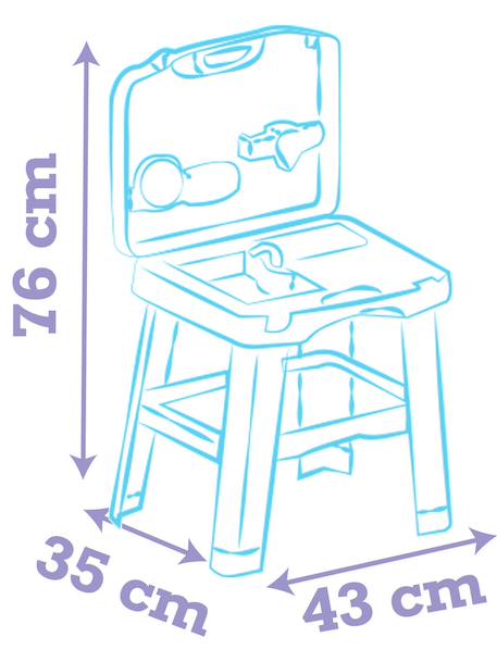 Stitch portable kitchen blue 