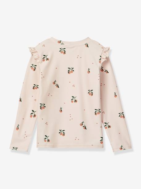 Long-sleeved swim T-shirt light pink 