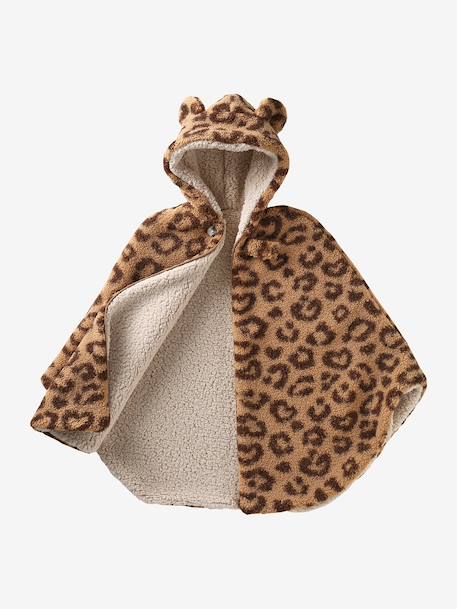 Travel Poncho Adaptable to Car Seat & Baby Carrier beige+cappuccino+ecru 