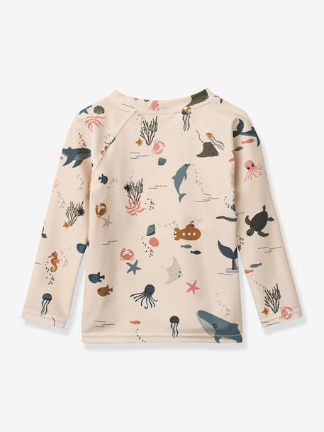 Long-sleeved swim T-shirt beige 