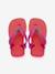 Brasil Logo II Flip-Flops for Babies, by HAVAIANAS coral+yellow 