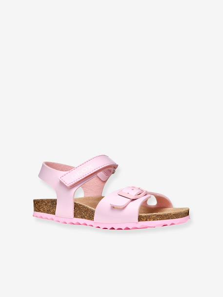 Adriel Girl C Sandals by GEOX® for Children blue+pale pink+rose 