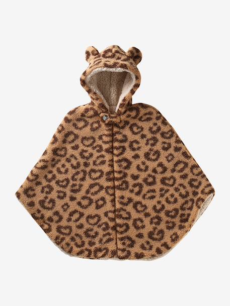 Travel Poncho Adaptable to Car Seat & Baby Carrier beige+cappuccino+ecru 