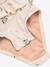 Printed frilled swimsuit light pink 