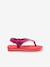 Brasil Logo II Flip-Flops for Babies, by HAVAIANAS coral+yellow 