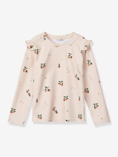 Long-sleeved swim T-shirt light pink 