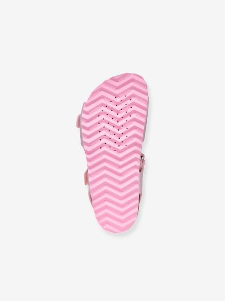 Adriel Girl C Sandals by GEOX® for Children blue+pale pink+rose 