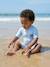 Baby UV Protection jumpsuit with built-in nappy sky blue 