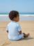 Baby UV Protection jumpsuit with built-in nappy sky blue 