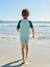 UV-Protection T-Shirt & Shorts Swim Set for Boys petrol blue 