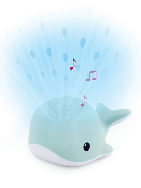 Wally the whale night light blue 