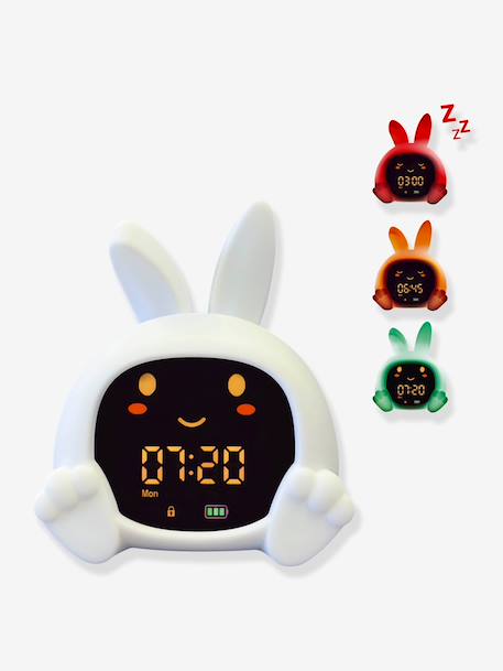 Night light and sleep trainer clock Sarah white 