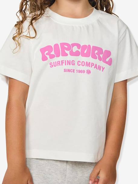 Girl's short-sleeved t-shirt ecru 