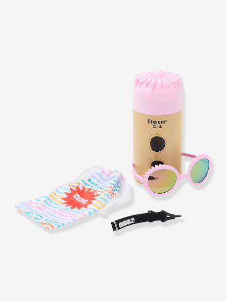 Flower sunglasses for kids beige+rose 
