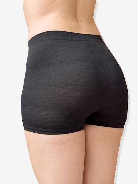 Pack of 2 Deluxe Maternity & Hospital Panties, Seamless, by CARRIWELL Black 