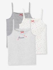 Pack of 3 Cami Tops, for Girls