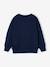 Crewneck sweatshirt for boys navy blue+tomato red 