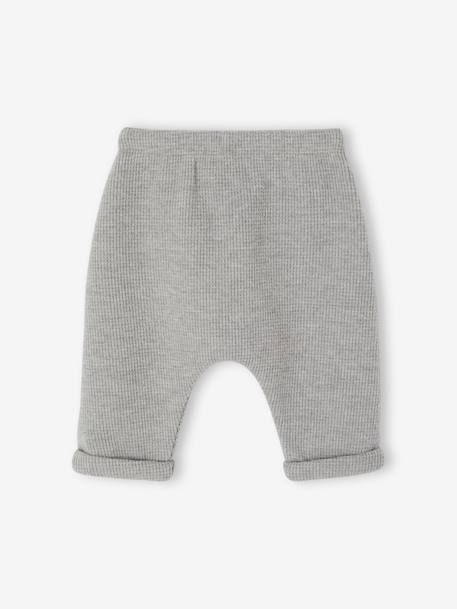Trousers for newborn marl grey 