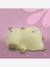 LED night light breathing Snory Capybara beige 