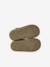 Soft Leather Pram Shoes for Babies, Designed for Crawling gold+rose 