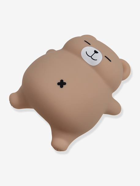 Breathing bear night light dark brown 