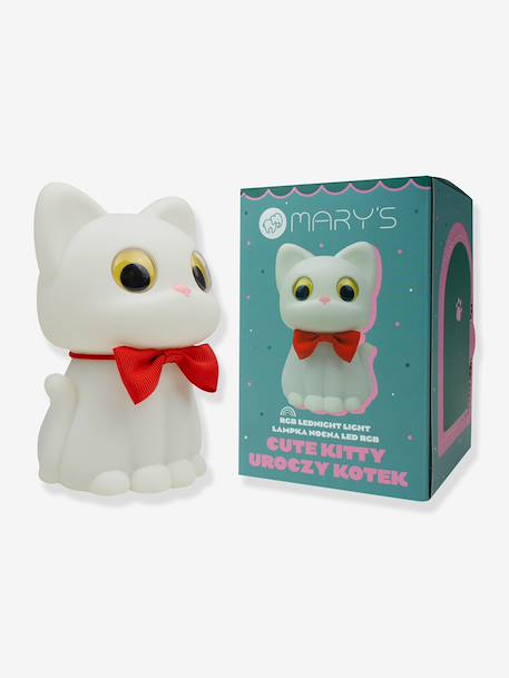 Decorative cat night light CUTE KITTY white 
