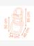 High chair for baby doll multicoloured 