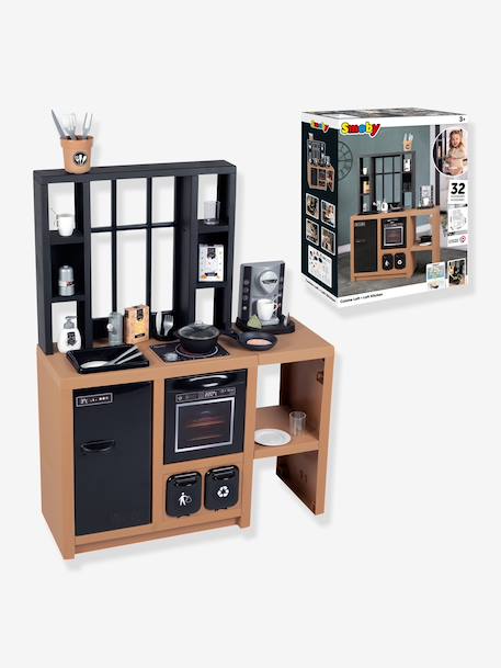 Loft kitchen brown 