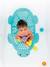 2-in-1 Bath Mat & Storage Basket, INFANTINO Blue 