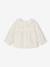 Long-sleeved blouse for baby ecru 