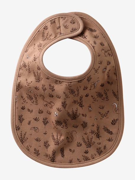 Vertbaudet Pack of 7 Newborn Bibs aqua green+Light Green/Print+pale pink+printed beige+twine+White 