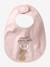 Round announcement bib blush+sage 