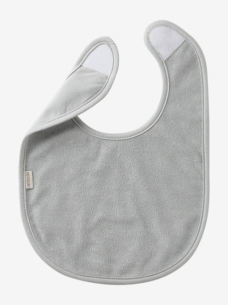 Round announcement bib blush+sage 
