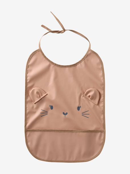 Pack of 2 round XL bibs hazel+mustard 
