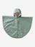 Car seat poncho for baby caramel+sage green 