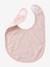 Round announcement bib blush+sage 