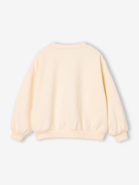 Sweatshirt for girls vanilla 